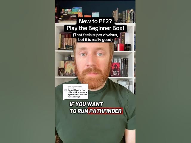 Video thumbnail for Want to run Pathfinder 2e? Start with the Beginner Box! It’s fantastic!