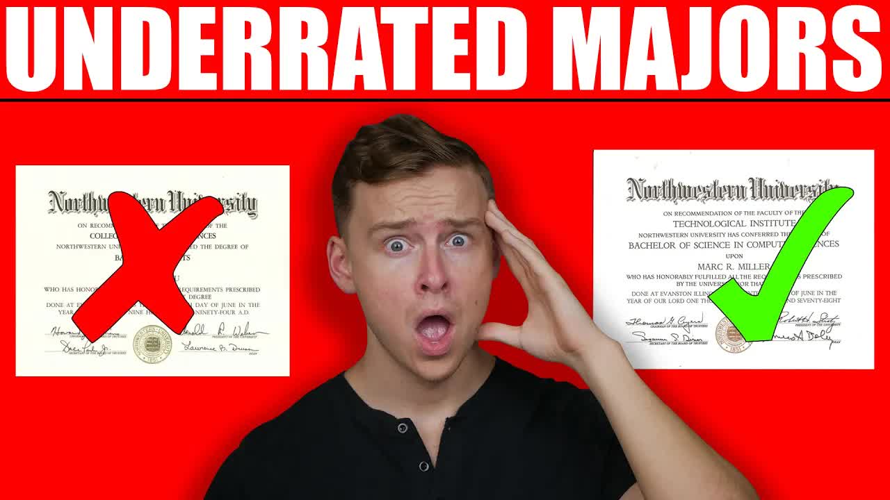 Video thumbnail for shane hummus: underrated college degrees for wealth creation, career paths & more