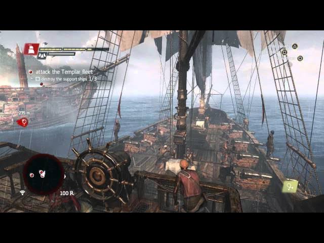 Video thumbnail for Assassins Creed IV Freedom Cry - The Calm Before The Storm: Adelwale Intro Attack Templar Fleet PS4
