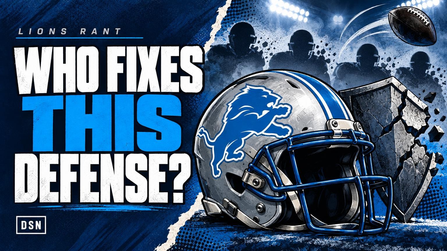 Video thumbnail for The Lions' defense sinks the game and puts Brad Holmes in the crosshairs