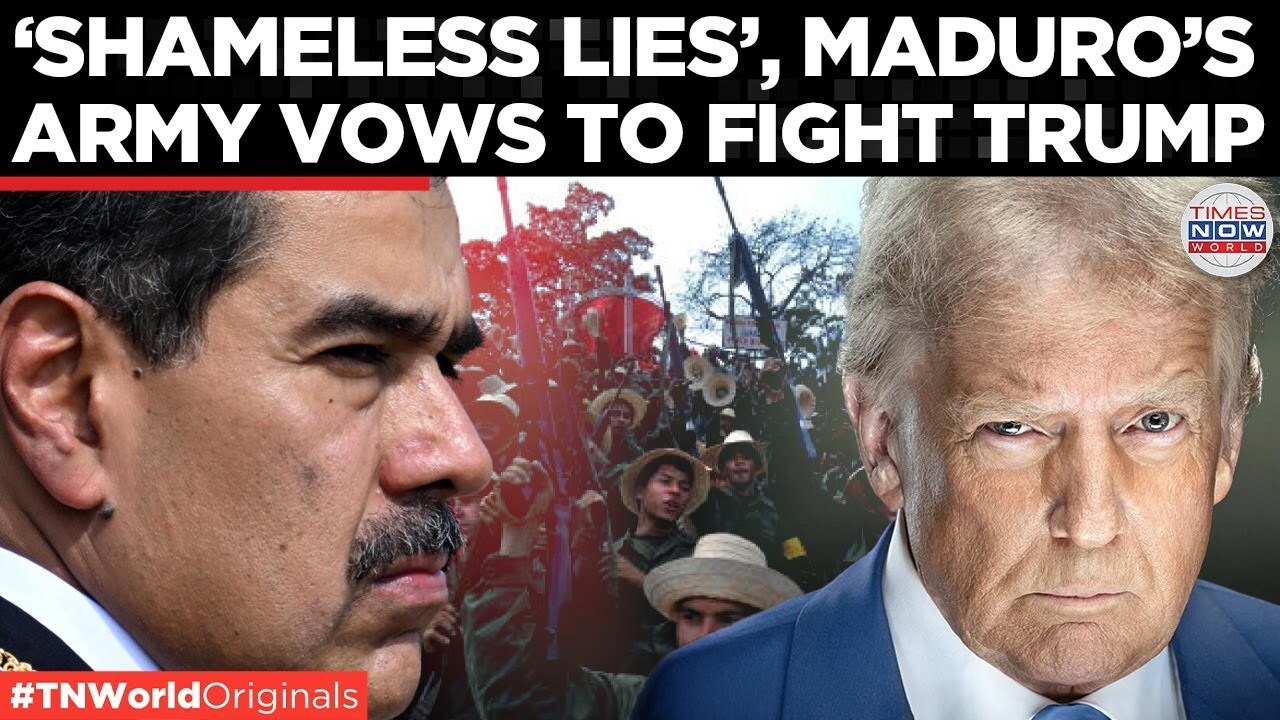 'Video thumbnail for MADURO VS TRUMP: "Voice Of the Homeland": Maduro Calls for Militia Enlistment Amid US Threats'