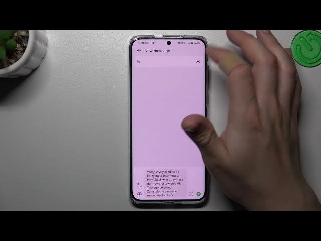 Video thumbnail for Forward Text Message - HUAWEI P60 Pro and SMS App