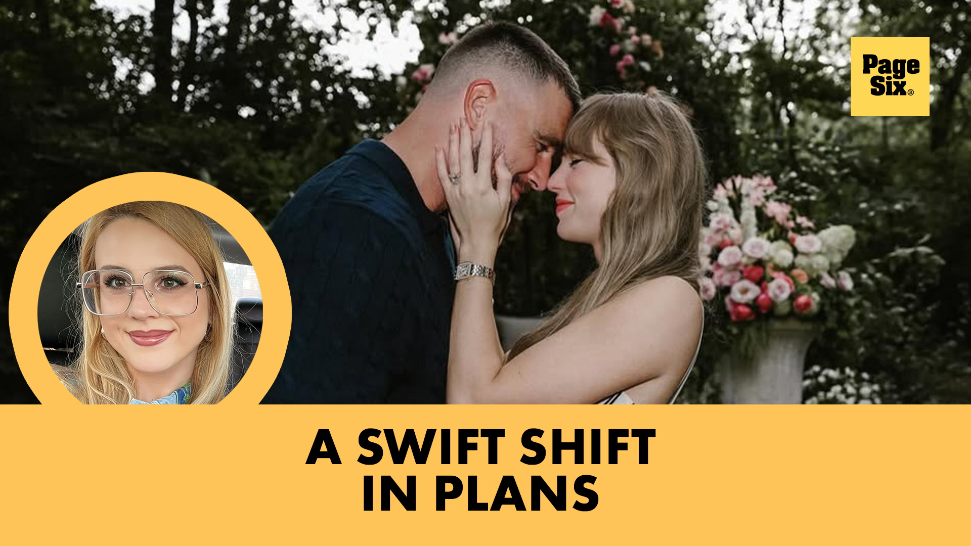 Video thumbnail for Taylor Swift and Travis Kelce are already considering changing up their wedding plans