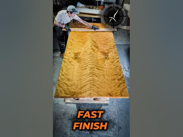 Video thumbnail for The Tool That Makes Solo Finishing Easier—Even on Large Surfaces #woodworking #tools #hacks