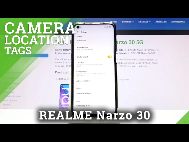 Video thumbnail for How to Turn On Location Tags in REALME Narzo 30 5G - Turn Off Location Tags
