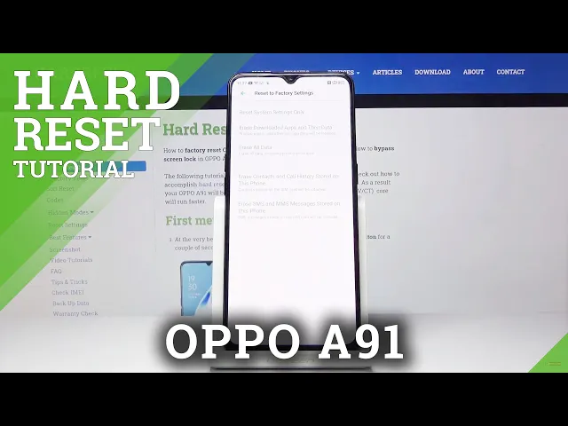 Video thumbnail for How to Factory Reset OPPO A91 – Delete Files / Restore Defaults