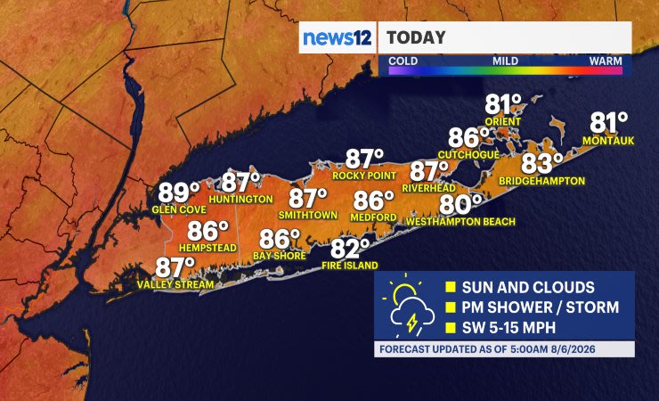 Video thumbnail for HEAT ADVISORY: Feels-like temperatures approach 100 degrees