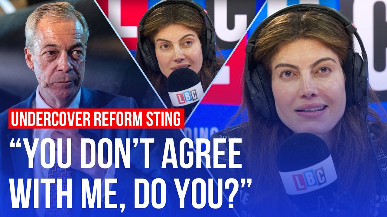 Video thumbnail for LBC callers berate Reform's Laila Cunningham after undercover sting