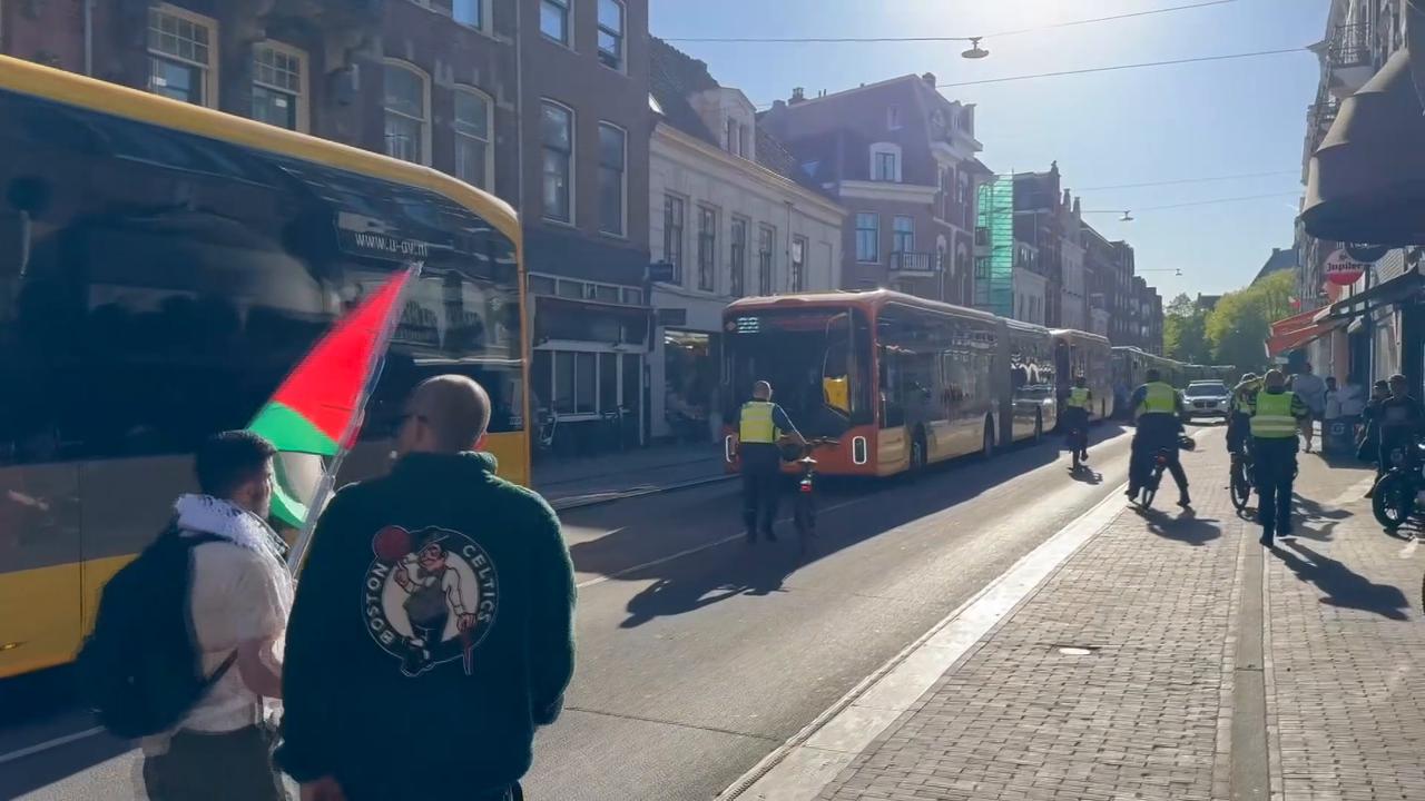 Video thumbnail for Caribbean Netherlands: Protest in Utrecht against Israeli attack on Global Sumud Flotilla.
