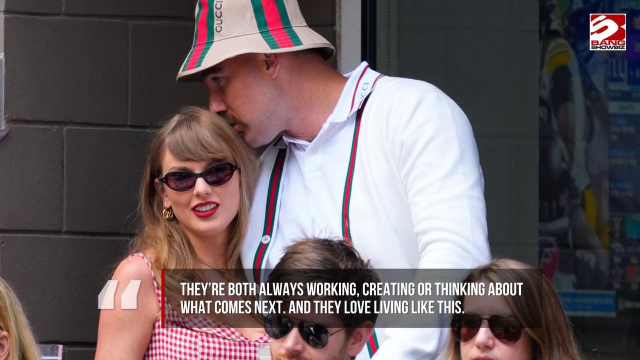 Video thumbnail for Travis Kelce and Taylor Swift 'feel really grateful' after MSG wedding