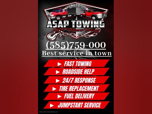 Video thumbnail for ASAP Towing Services