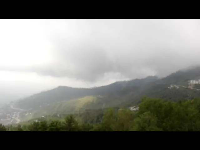 Video thumbnail for Clouds in Murree, View from Hotel Balcony