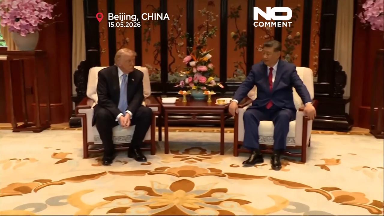 Video thumbnail for Xi gives Trump private tour of secret garden in Beijing