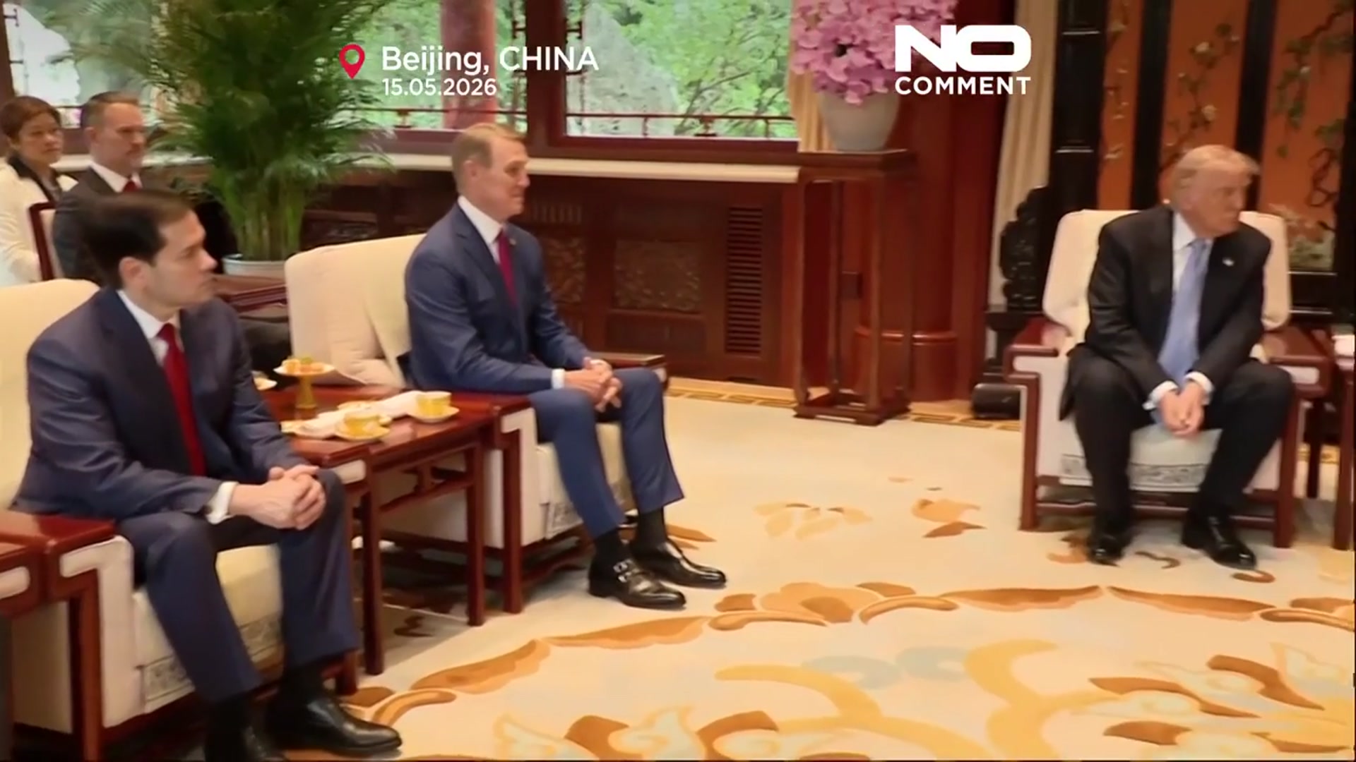 Video thumbnail for Xi gives Trump private tour of secret garden in Beijing