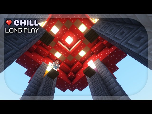 Video thumbnail for Raising the Roof on the Lilypad Dropper Game (Chill Minecraft Long Play | No Commentary}