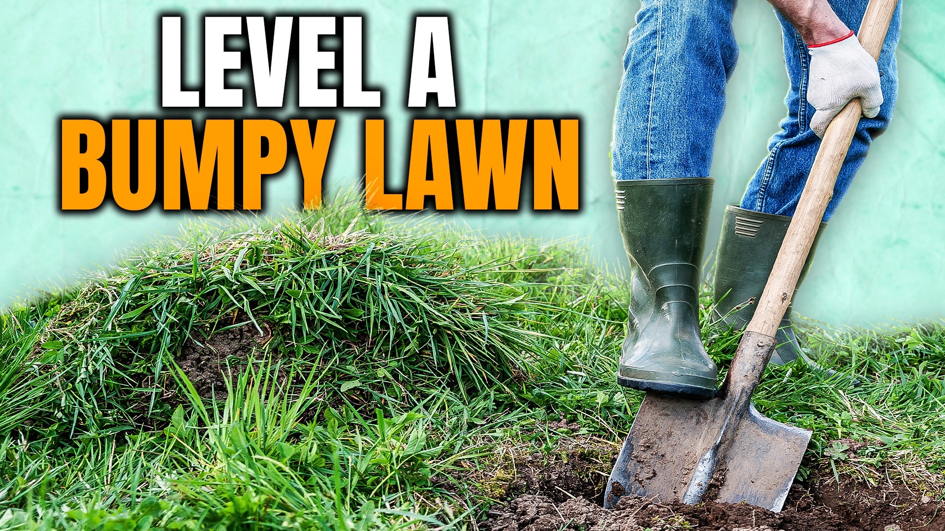 Video thumbnail for The Affordable Way To Level A Bumpy Lawn (Without Heavy Equipment)