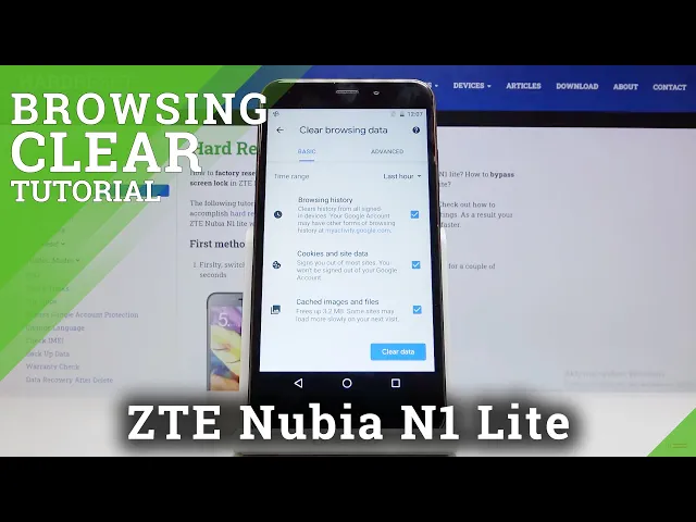 Video thumbnail for How to Clear Browsing Data in ZTE Nubia N1 Lite – Delete Browser History