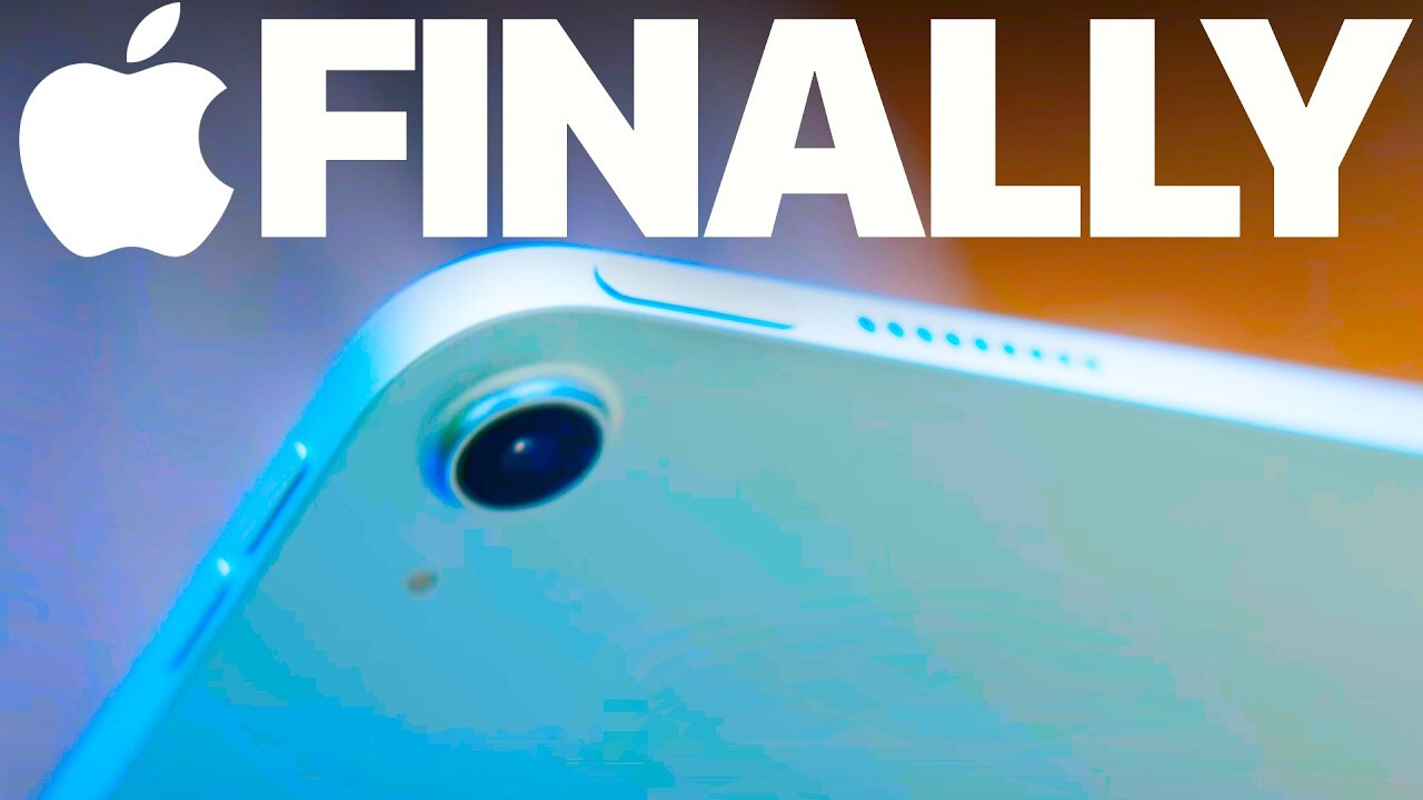 Video thumbnail for After 15 Years, Apple delivers! iPad Air M3