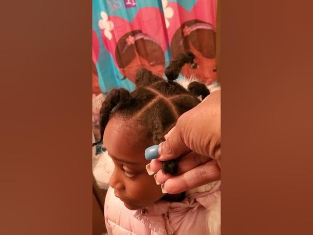 Video thumbnail for Rontryelle cut her hair today..