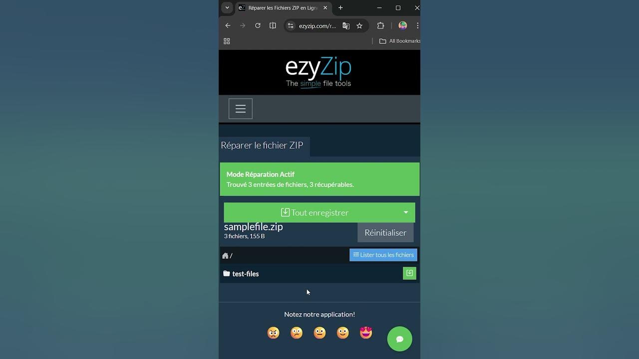 Video thumbnail for 📦 Comment Réparer Gratuitement en ligne des Fichiers ZIP Corrompus
