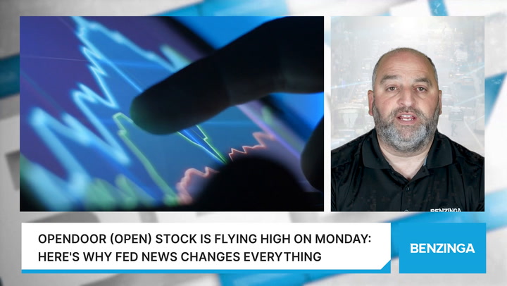 Video thumbnail for Opendoor (OPEN) Stock Is Flying High On Monday: Here's Why Fed News Changes Everything