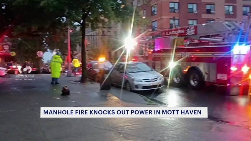 Video thumbnail for 3 firefighters hurt as early morning manhole fires cause chaos in Mott Haven
