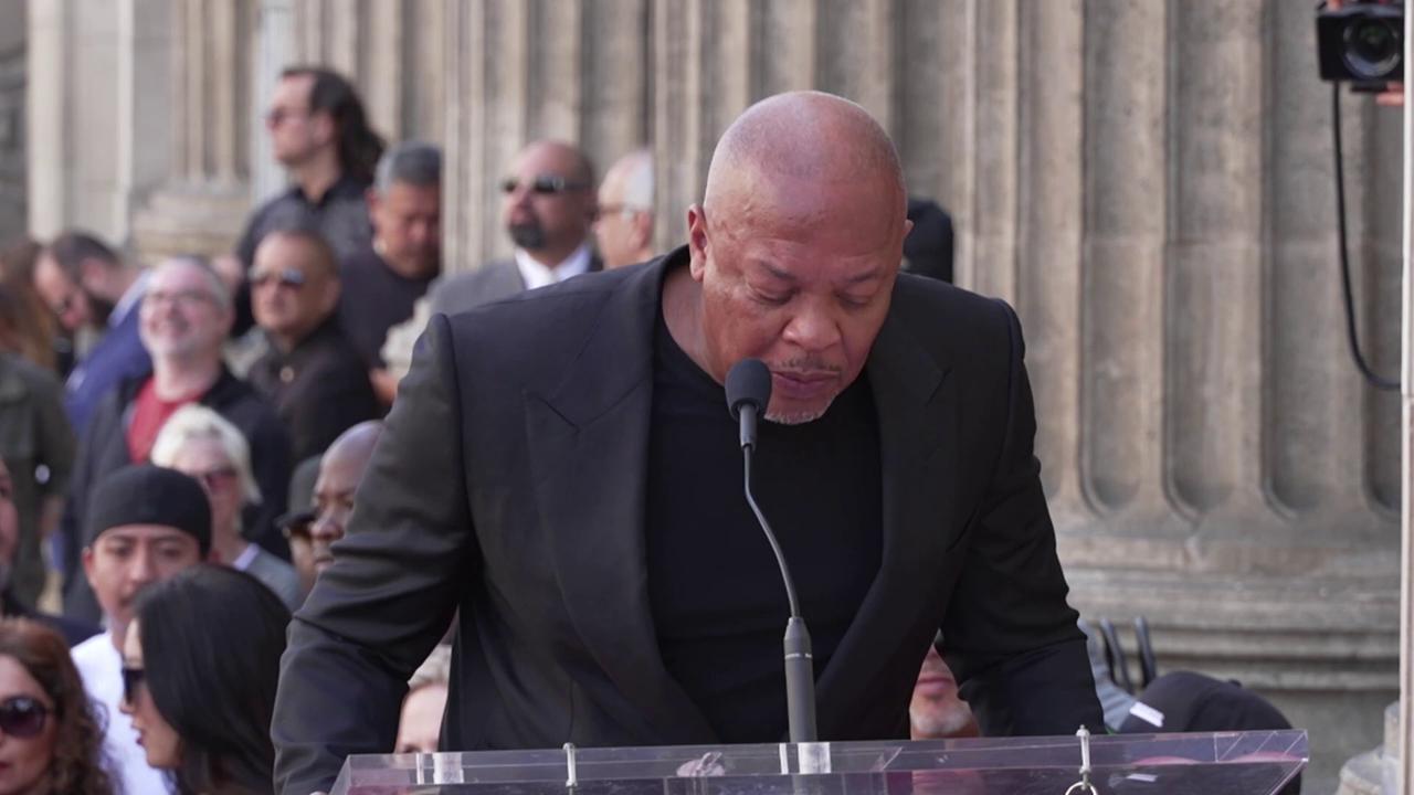 Video thumbnail for Dr. Dre uses AI to make music: 'I don't see it as a threat'.