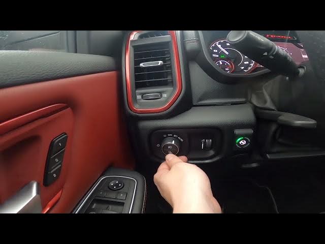 Video thumbnail for How to Turn Additional Cargo Light On or Off in Dodge RAM REBEL 1500 II ( 2019 - now )