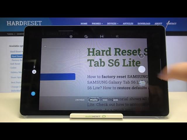 Video thumbnail for How to Change Aspect Ratio on SAMSUNG Galaxy Tab S6 Lite – Open Camera Settings