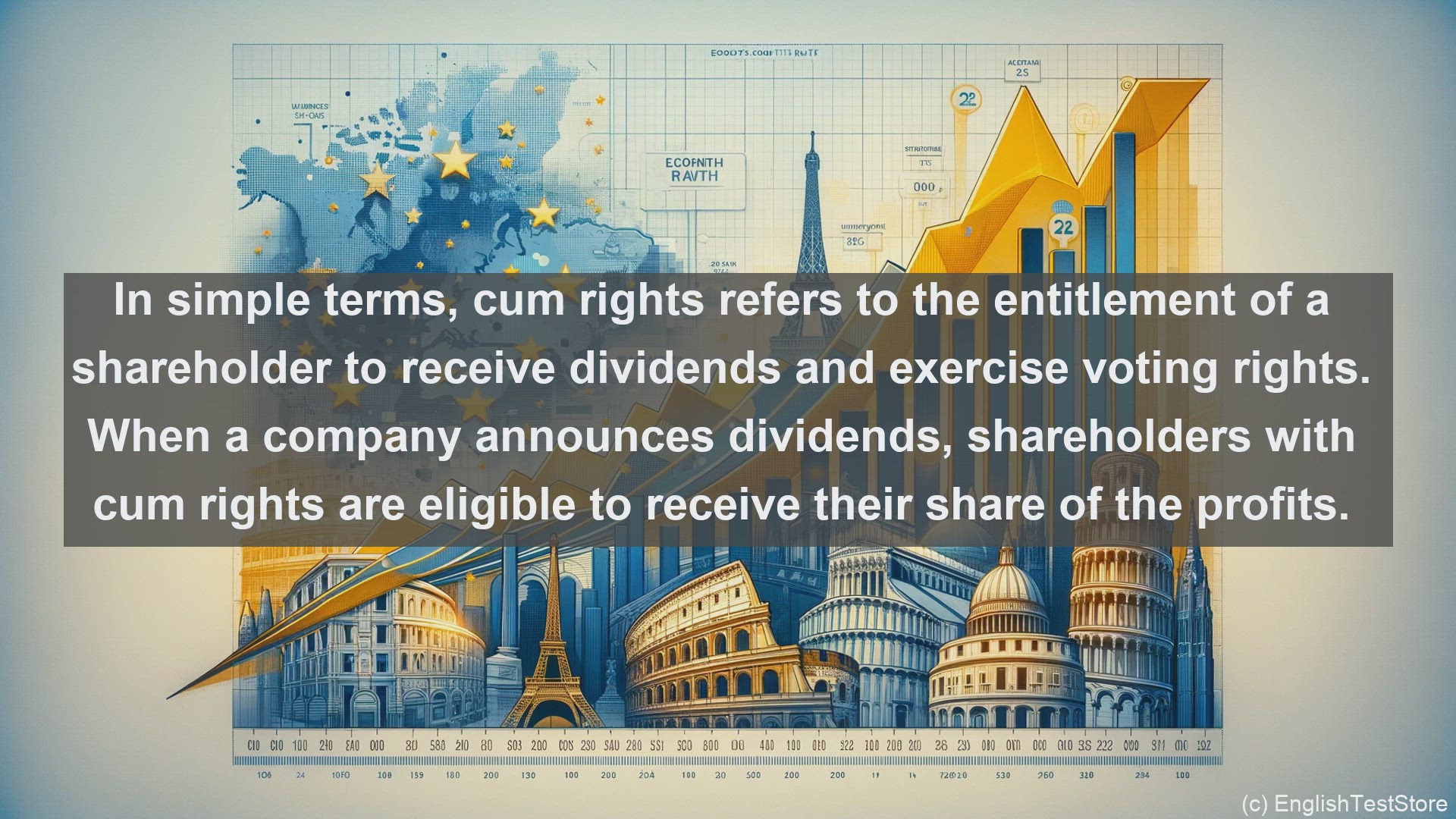 'Video thumbnail for Cum rights in economics and finance'