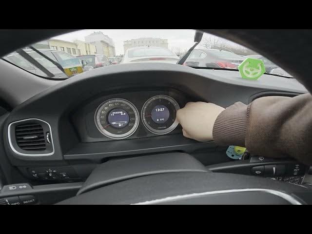 Video thumbnail for Volvo S60 II (2010-2019) – How to Adjust Dashboard Time