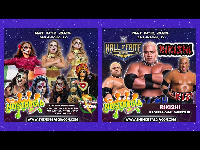 Video thumbnail for Rikishi and Thunder Rosa: Wrestling Legends Q&A Panel at Nostalgia Con