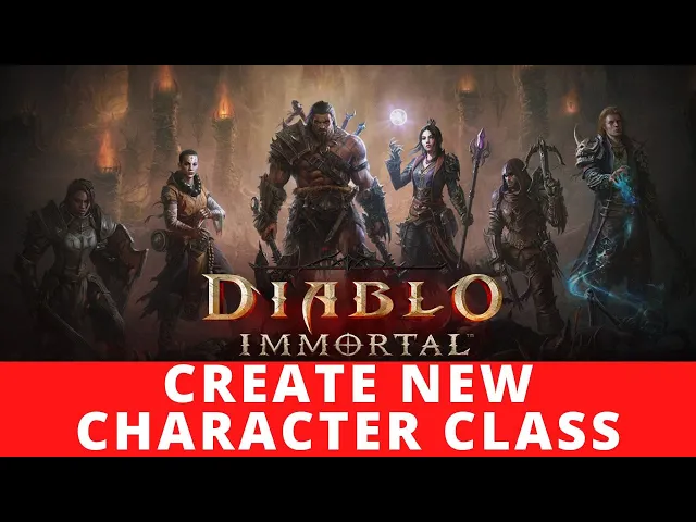 Video thumbnail for Diablo Immortal - How To Create New Character