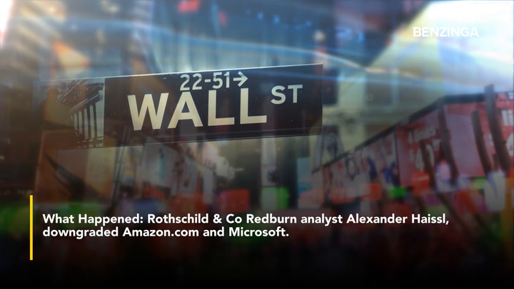 Video thumbnail for Amazon Stock Slides Following Rothschild & Co Downgrade