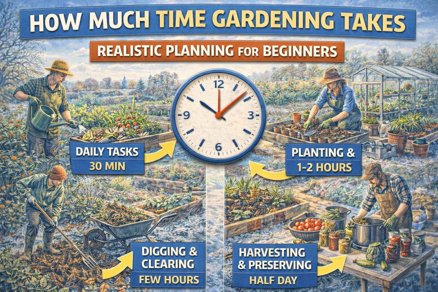 Video thumbnail for How Much Time Gardening Takes | Realistic Planning for Beginners