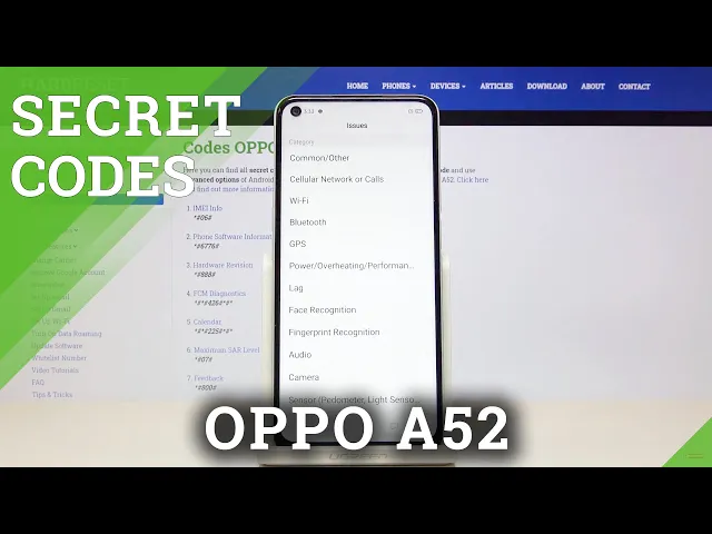 Video thumbnail for Secret Codes on OPPO A52 – Hidden Modes / Test Mode
