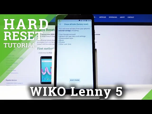 Video thumbnail for Hard Reset WIKO Lenny 5 – Factory Data Reset
