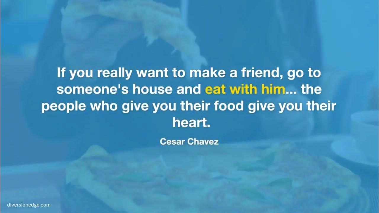 Video thumbnail for Famous Food Quotes | Delicious Food Quotes