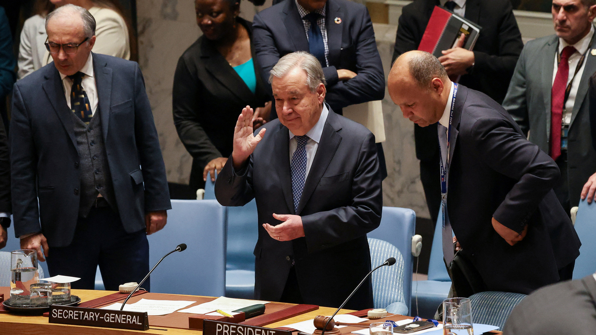 Video thumbnail for UN’s Guterres condemns US-Israeli strikes, retaliatory attacks by Iran