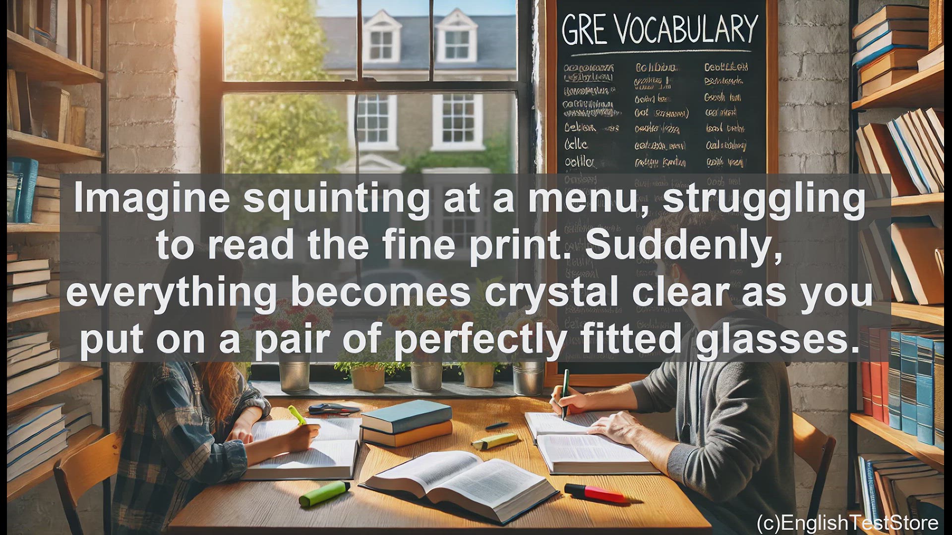 'Video thumbnail for GRE Vocabulary Lesson: The Optician's Expertise - Transforming Vision'