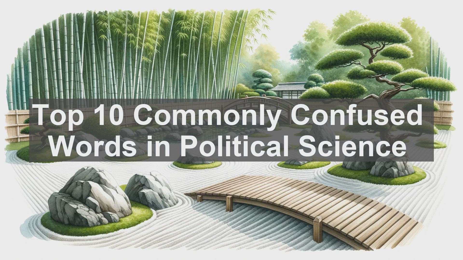 'Video thumbnail for Top 10 Commonly Confused Words in Political Science'