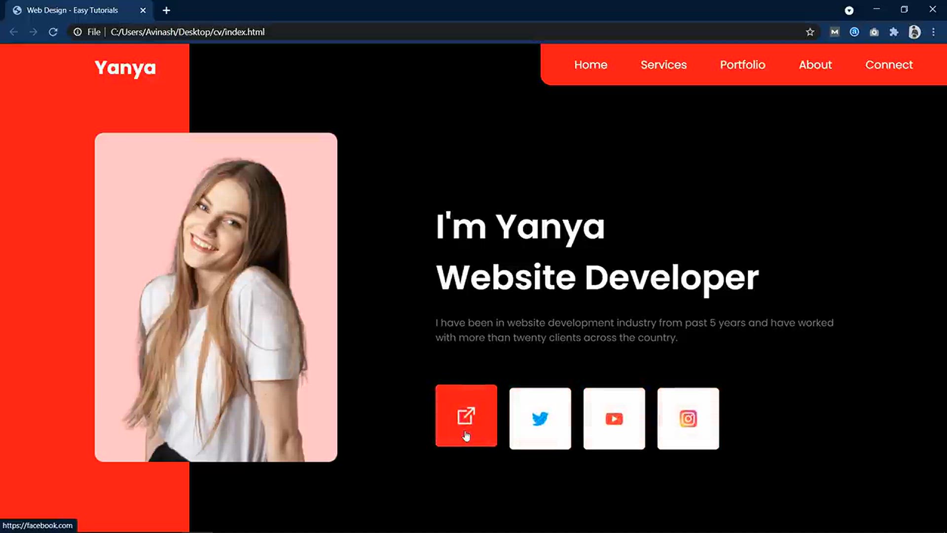 'Video thumbnail for How To Make Website Header Design Using HTML and CSS _ Create Website Using HTML CSS'