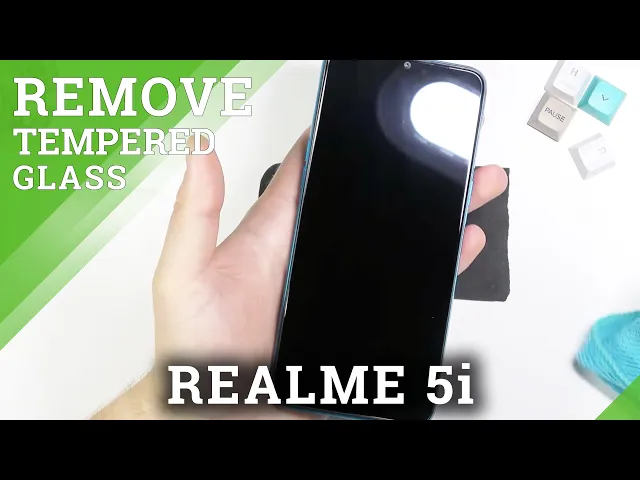 Video thumbnail for How to Remove Tempered Glass from Realme 5i - Remove Glass Protection