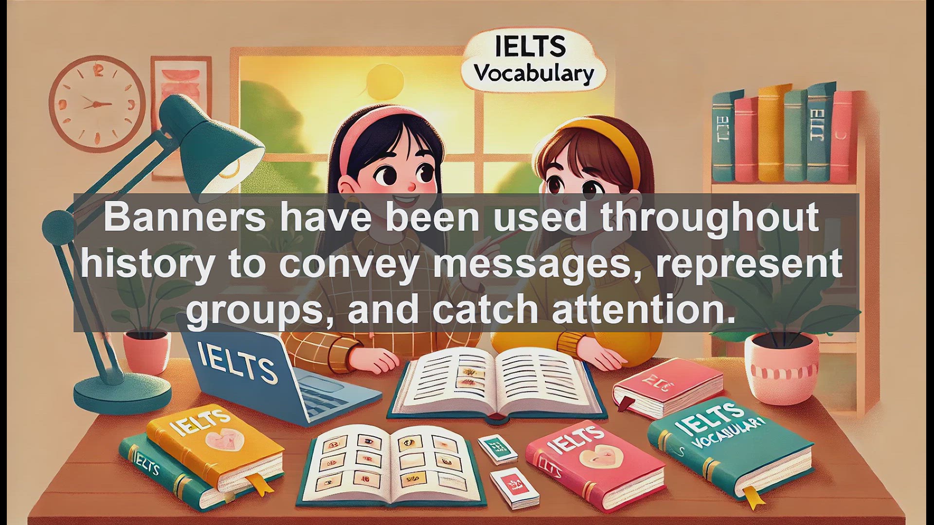 'Video thumbnail for 5000 Must Know IELTS 8.0 Vocabulary - IELTS Vocabulary: Understanding and Using 'Banner' Effectively'