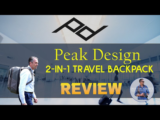 Video thumbnail for Peak Design 2 in 1 Travel Backpack Review   Twice as Nice