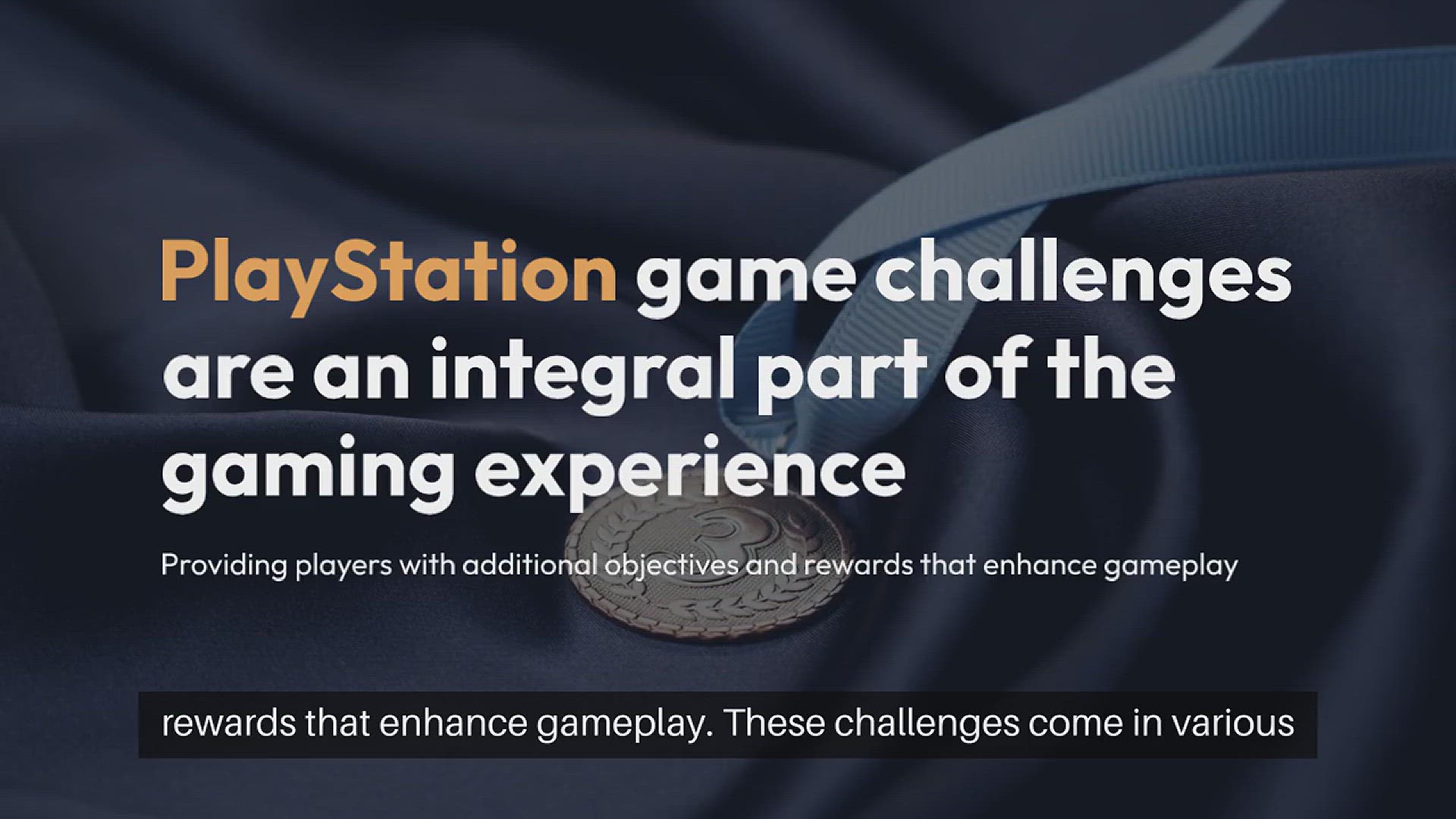 'Video thumbnail for PlayStation game challenges'