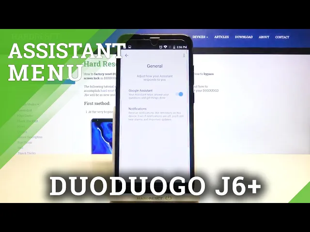 Video thumbnail for How to Activate Google Assistant on DuoDuoGo J6+ – Use Voice Assistant