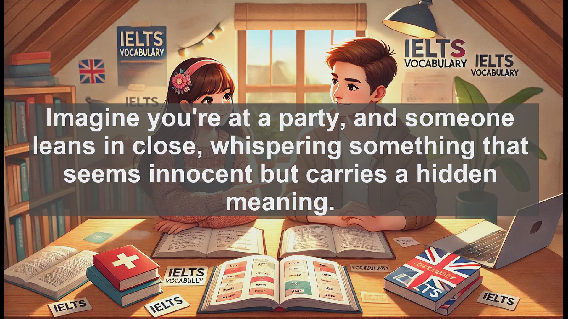 'Video thumbnail for 5000 Must Know IELTS 8.0 Vocabulary - Understanding 'Insinuate': A Key Word for IELTS Success'