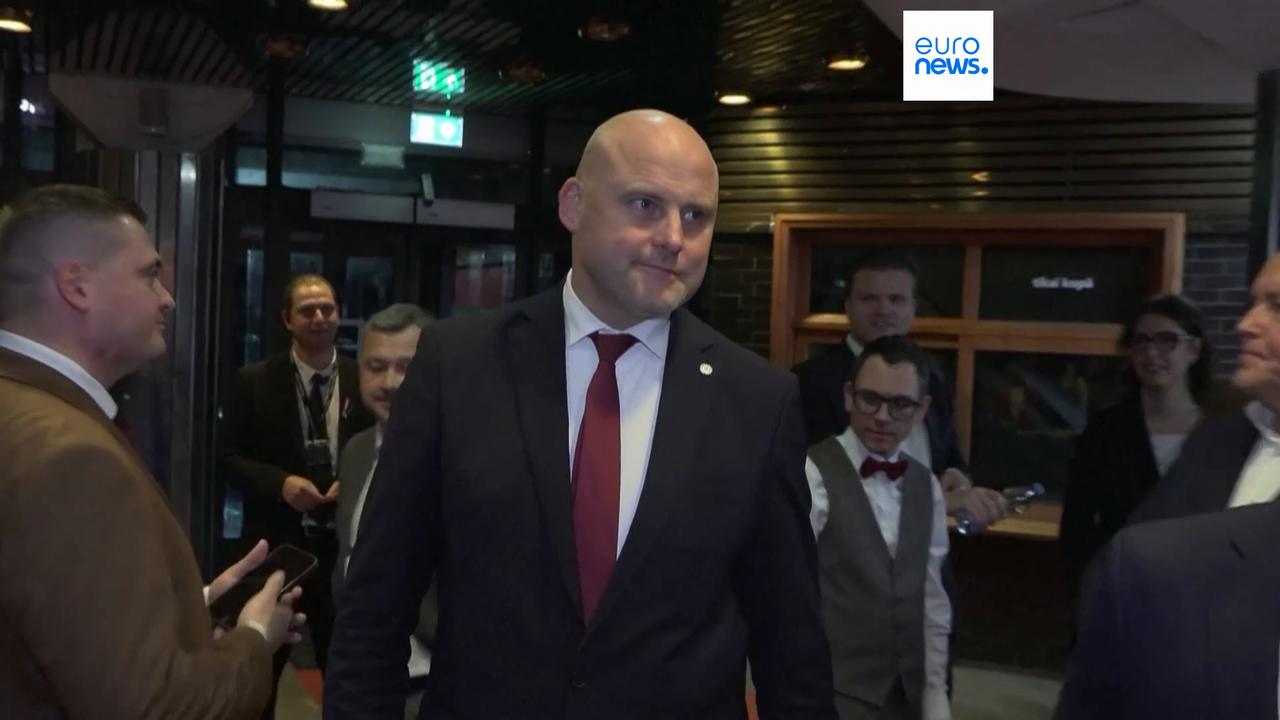 Video thumbnail for Latvia: Exit polls show ruling party leading as populist party gains momentum