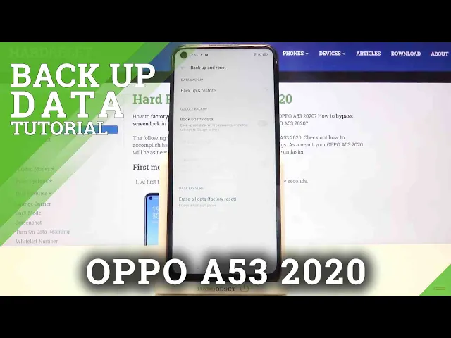 Video thumbnail for How to Backup Data in OPPO A53 2020 – Create Google Backup Account